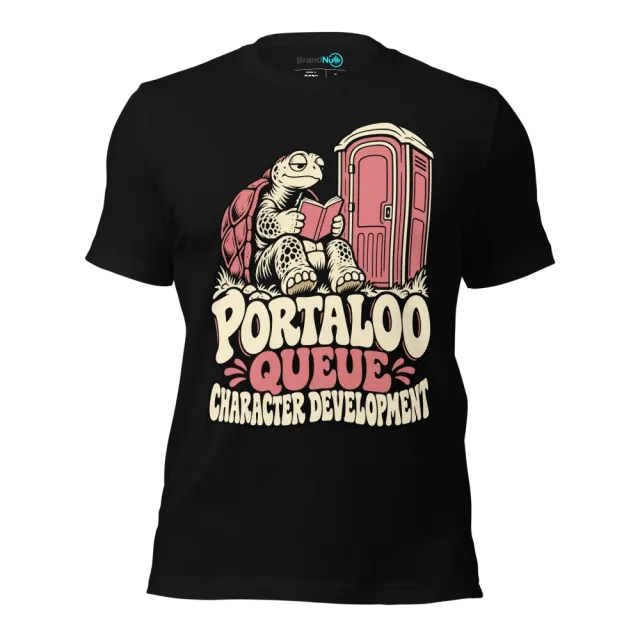 PORTALOO QUEUE CHARACTER DEVELOPMENT T-SHIRT