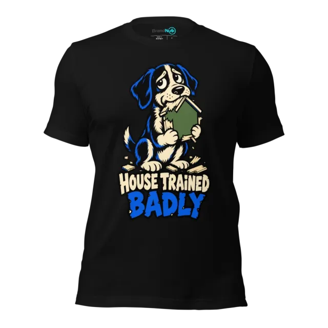 HOUSE TRAINED BADLY T-SHIRT