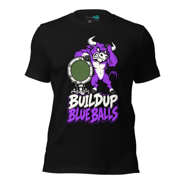 BUILDUP BLUE BALLS T-SHIRT