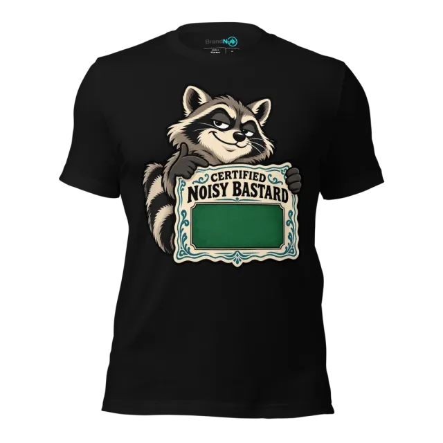 CERTIFIED NOISY BASTARD T-SHIRT