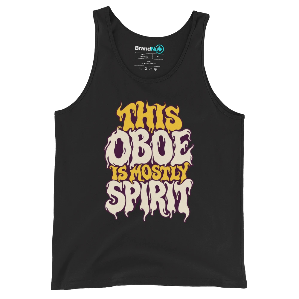 THIS OBOE IS MOSTLY SPIRIT Tank Top Black Front