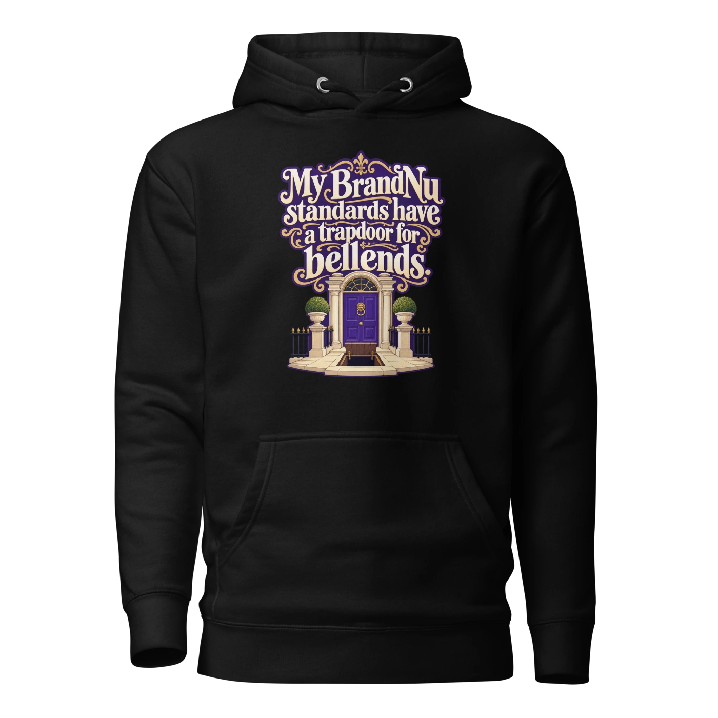 My BrandNu standards have a trapdoor for bellends Hoodie Black Front