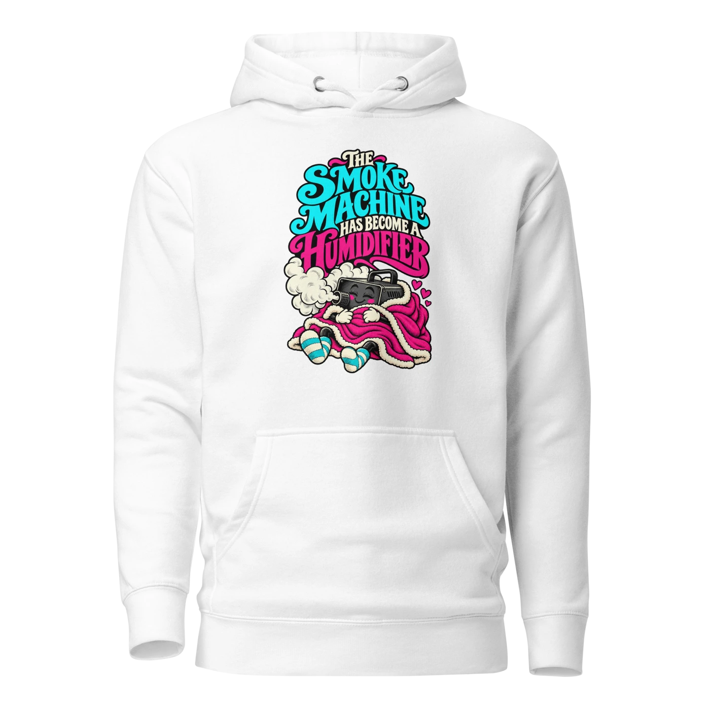 THE SMOKE MACHINE HAS BECOME A HUMIDIFIER Hoodie