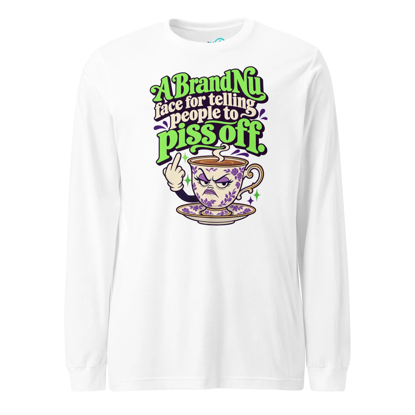 A BrandNu face for telling people to piss off Long Sleeve T-SHIRT