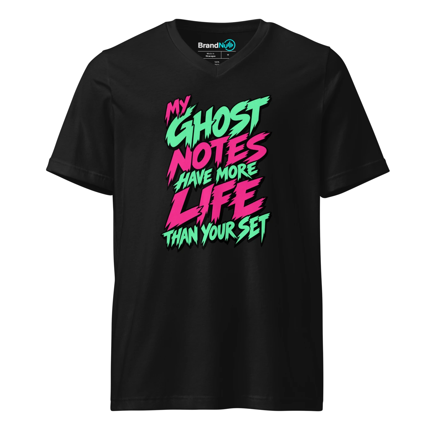 MY GHOST NOTES HAVE MORE LIFE THAN YOUR SET V-neck T-SHIRT