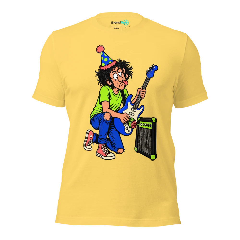 I ASKED FOR AN AMP NOT AN OPINION T Shirt Yellow Front