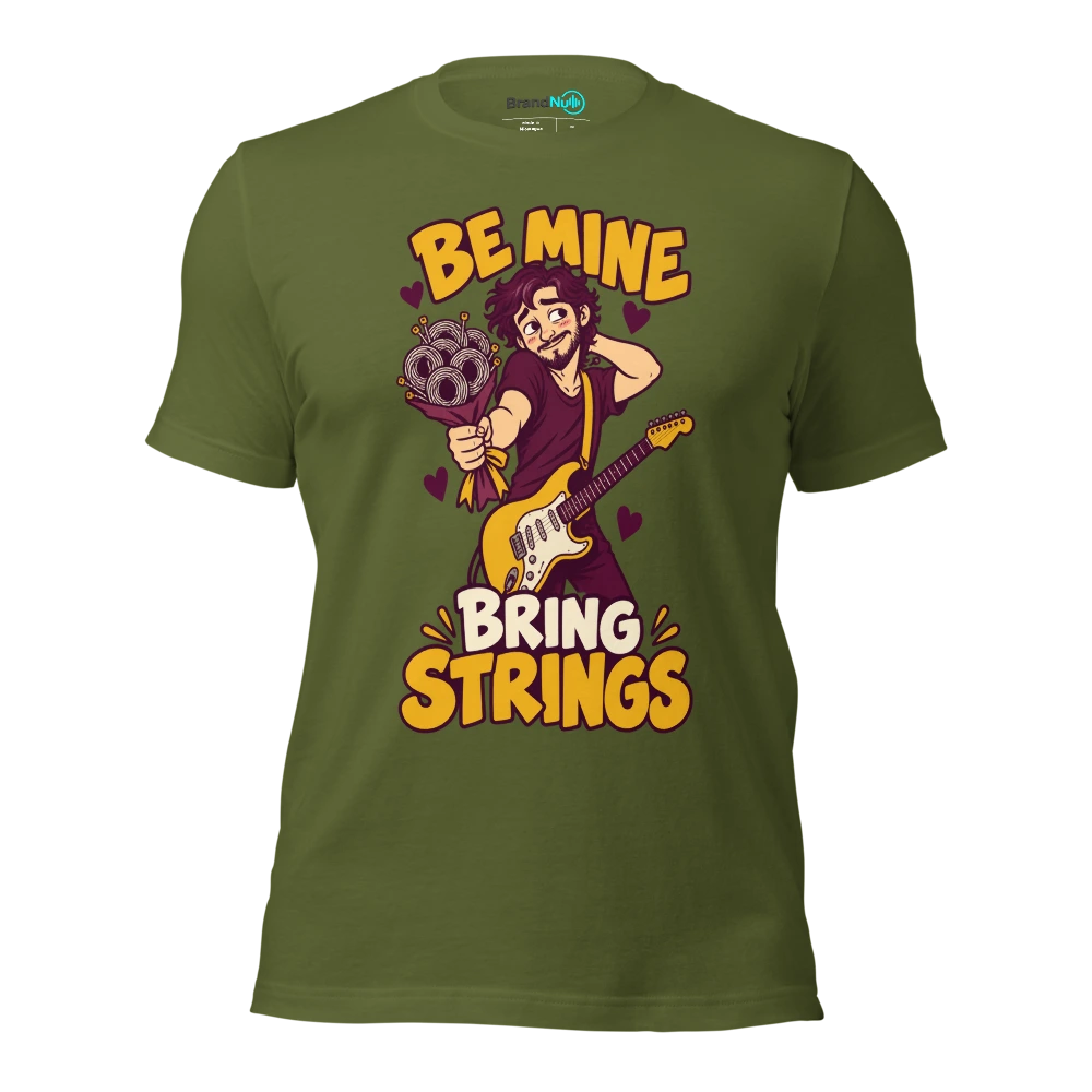 BE MINE BRING STRINGS T Shirt Olive Front