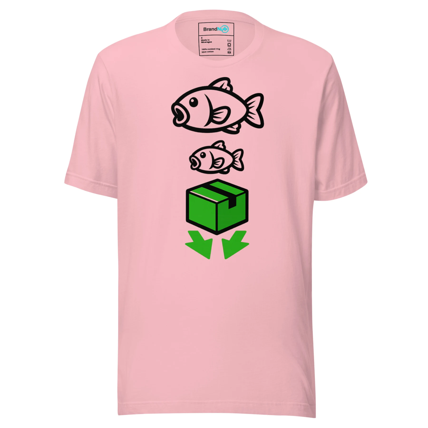 Big Fish Small Fish Cardboard Box T Shirt – UK Rave Move