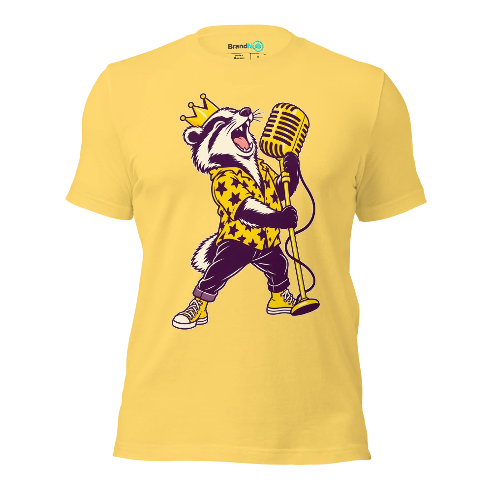 THE BIRTHDAY BADGER HAS FAILED THE QUIET PART T Shirt Yellow Front