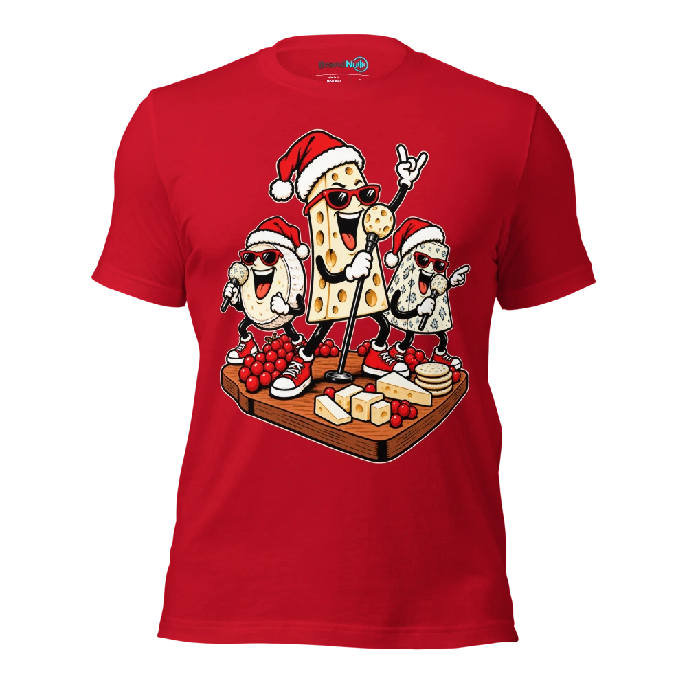 THE CHEESE BOARD IS A BETTER LINEUP T Shirt Red Front