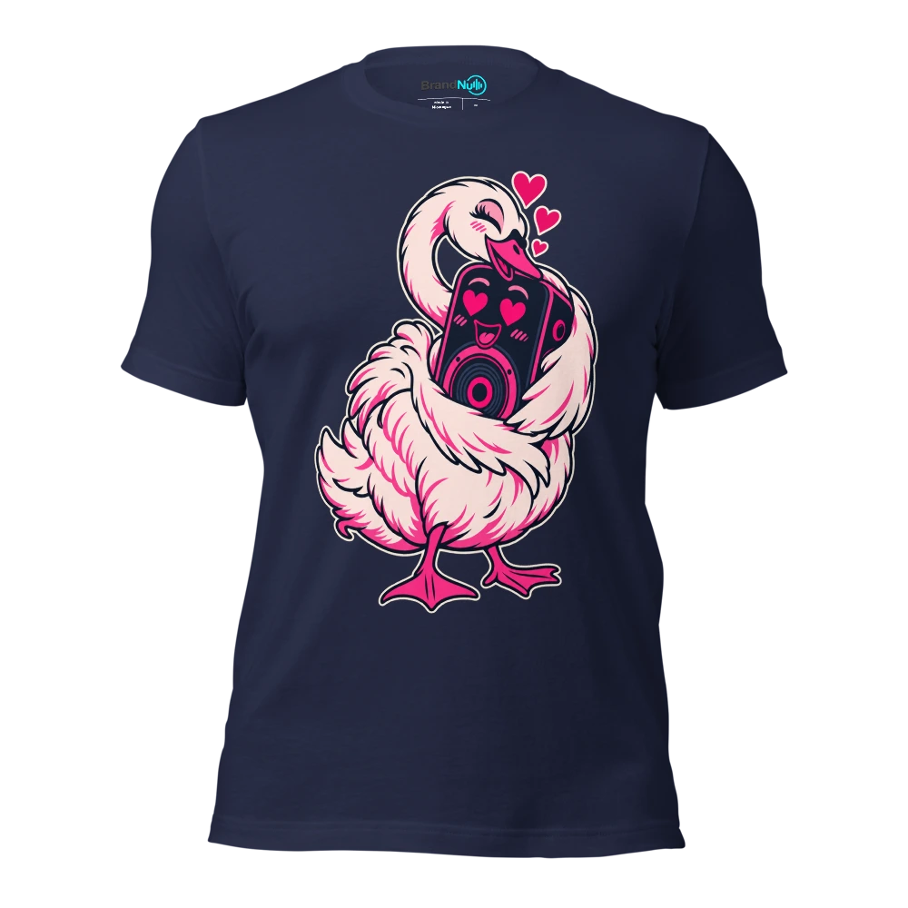 THE SWAN HAS CLAIMED A PLUS ONE FOR THE SPEAKER T Shirt Navy Front