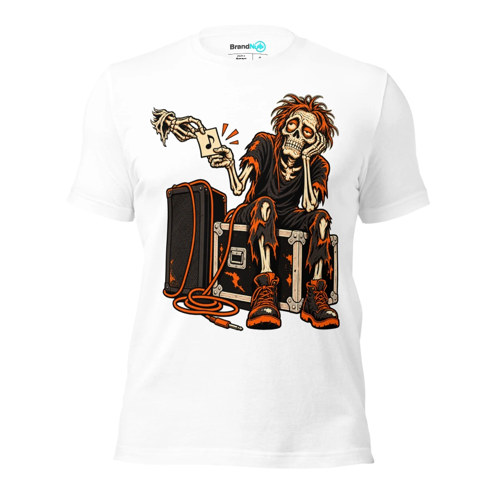 DEAD BUT STILL TAKING REQUESTS T Shirt - White - front - Ghost 2