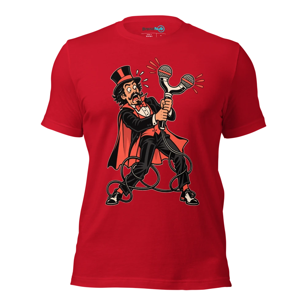 THE LOVE WIZARD HAS FORMED ANOTHER DUO T Shirt Red Front