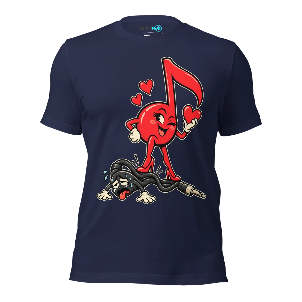THIS BACKING TRACK IS DOING ALL THE EMOTIONAL LABOUR T Shirt Navy Front