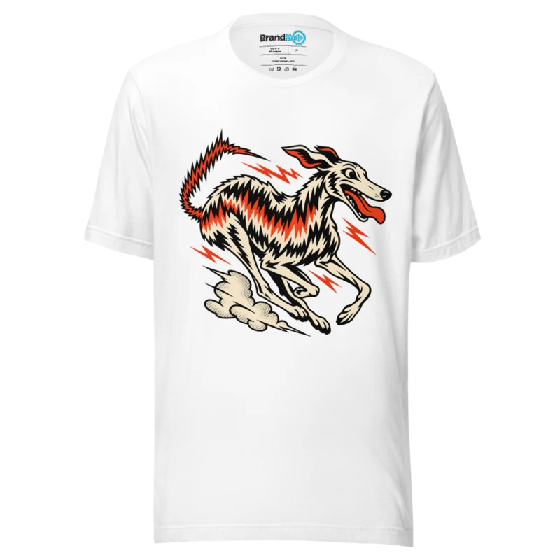 BrandNu Electric Greyhound T-Shirt - White
