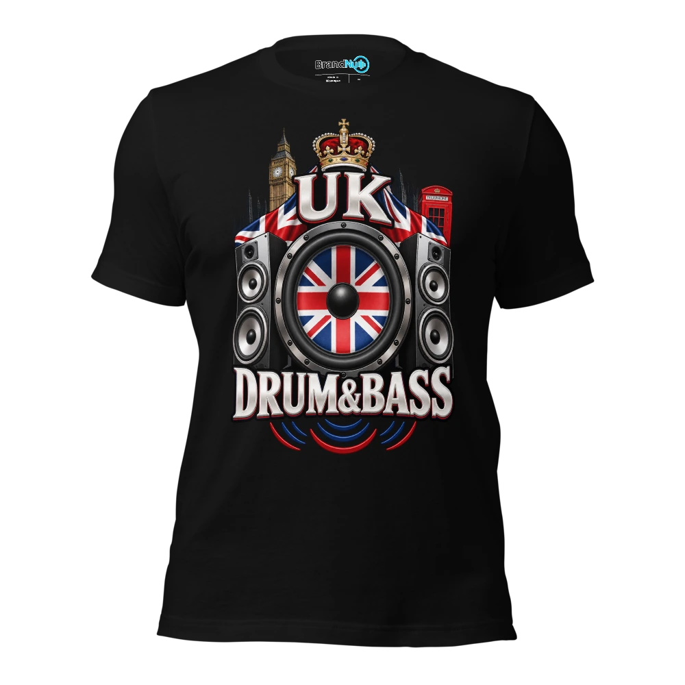 UK Drum and Bass T-SHIRT Union Sound System Edition