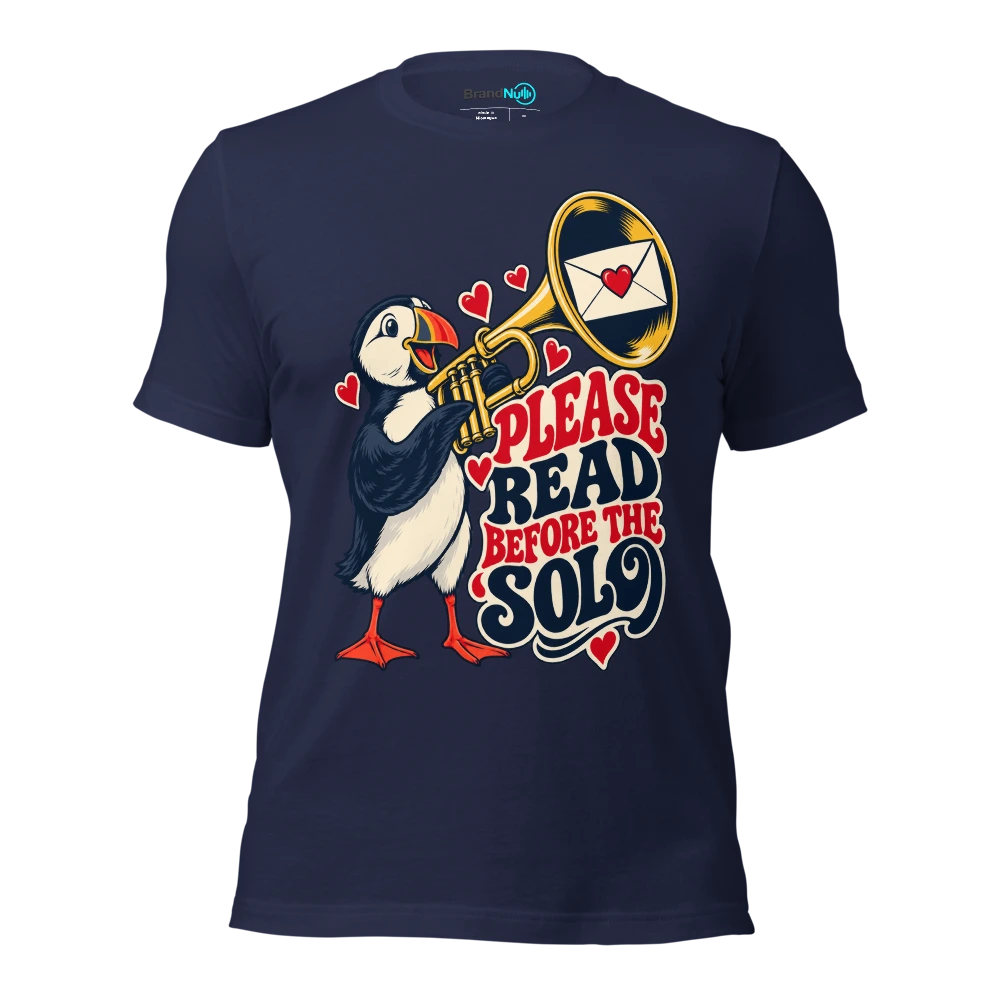 PLEASE READ BEFORE THE SOLO T Shirt Navy Front