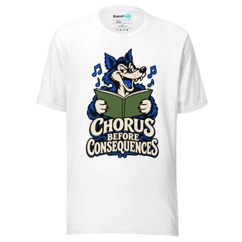 CHORUS BEFORE CONSEQUENCES T Shirt - White