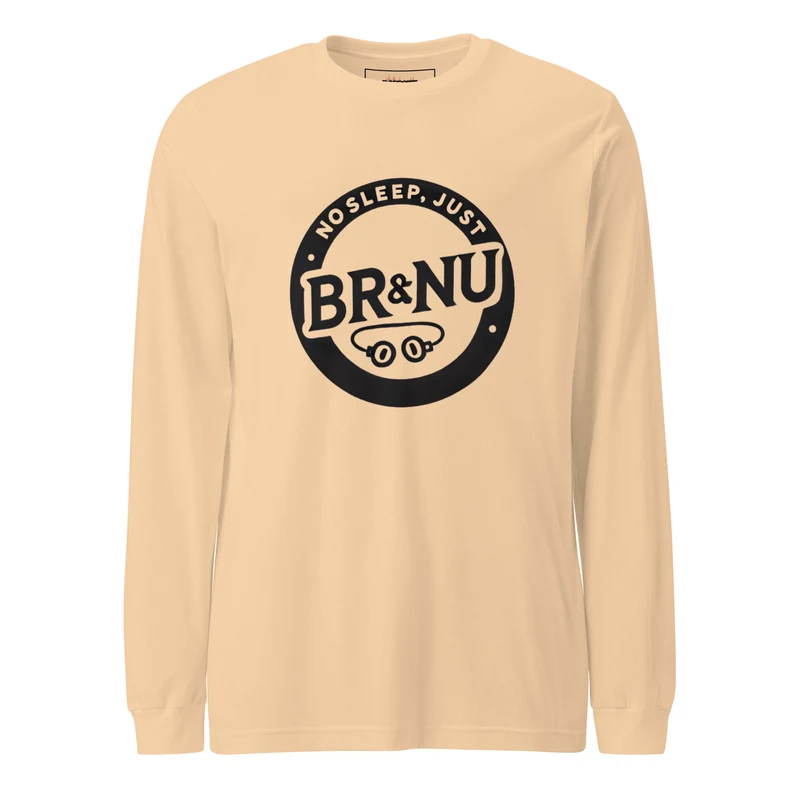 Modern Monochrome BR&NU Long Sleeve Tee - Sand Dune