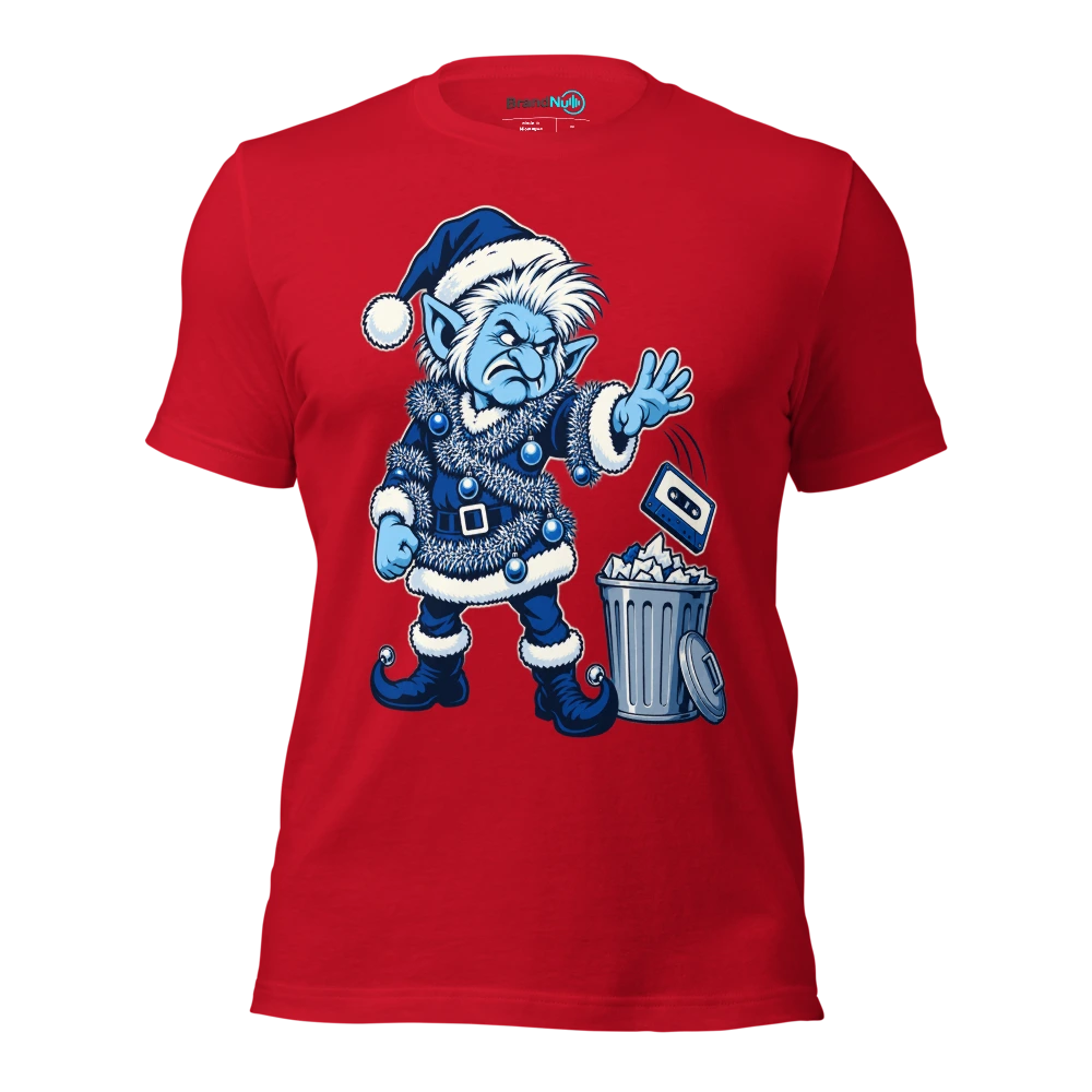 THE TINSEL TROLL HAS REJECTED THE REMIX T Shirt Red Front