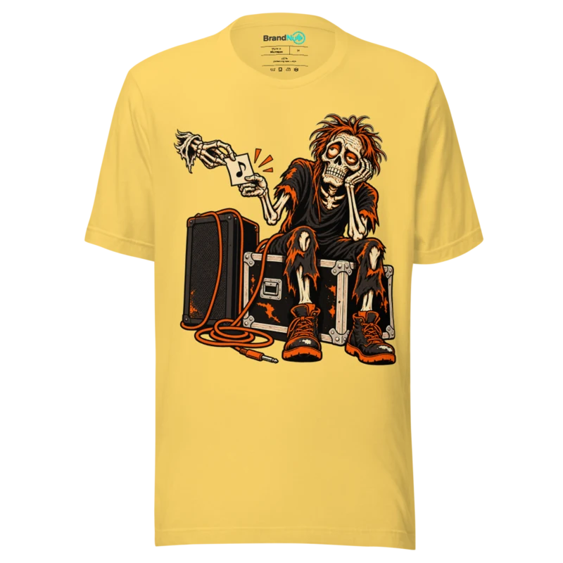 DEAD BUT STILL TAKING REQUESTS T Shirt - Yellow