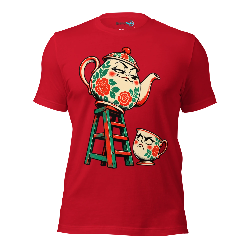 A BrandNu level of petty. I’ve brought a fucking stepladder T Shirt Red Front