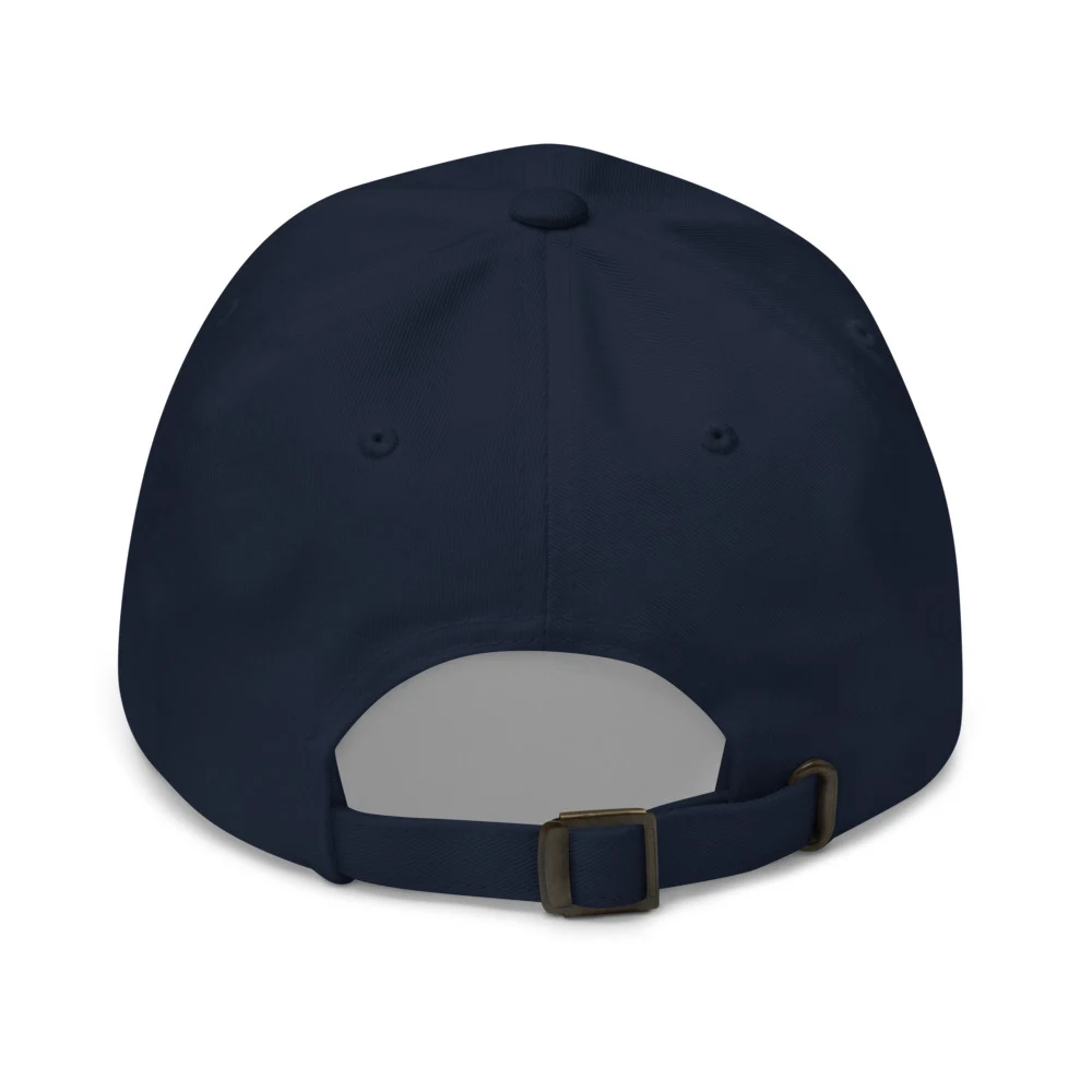 Bass So Deep Found My Debt Dad Cap Navy back view