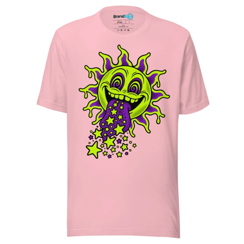 BrandNu Cosmic Grin T-Shirt - Pink