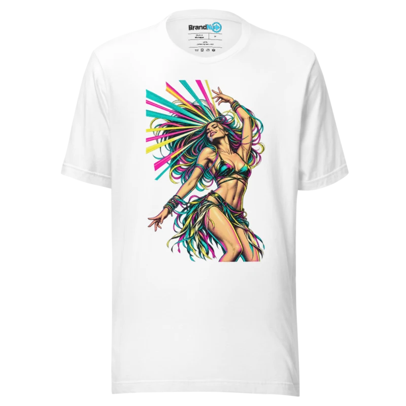 Laser Hair T Shirt - White