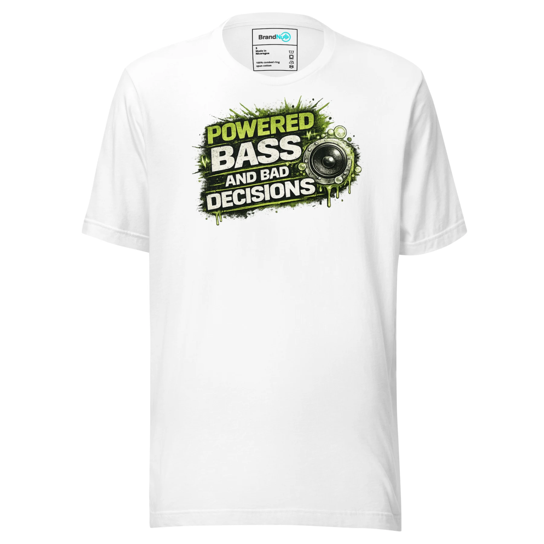 Powered by Bass and Bad Decisions – House & Rave Statement Tee