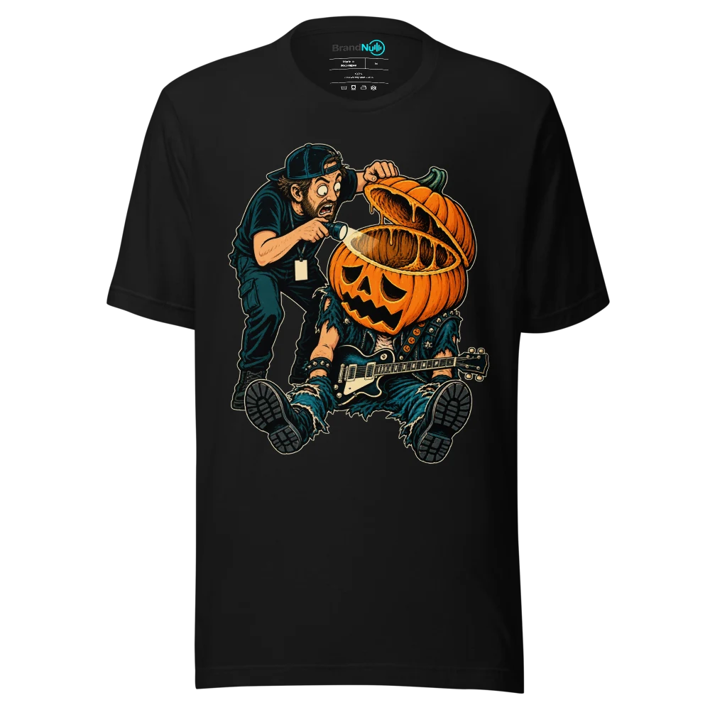 MY HEADLINER HAS BEEN HOLLOWED OUT T Shirt Black Front