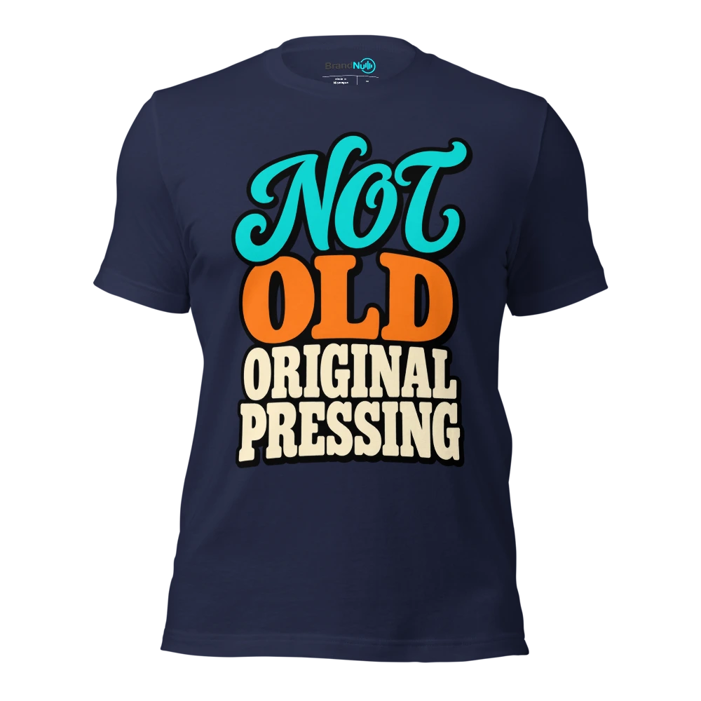NOT OLD ORIGINAL PRESSING T Shirt Navy Front