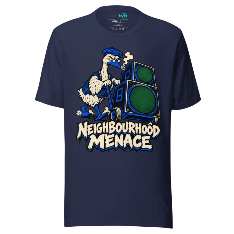 NEIGHBOURHOOD MENACE T Shirt - Navy