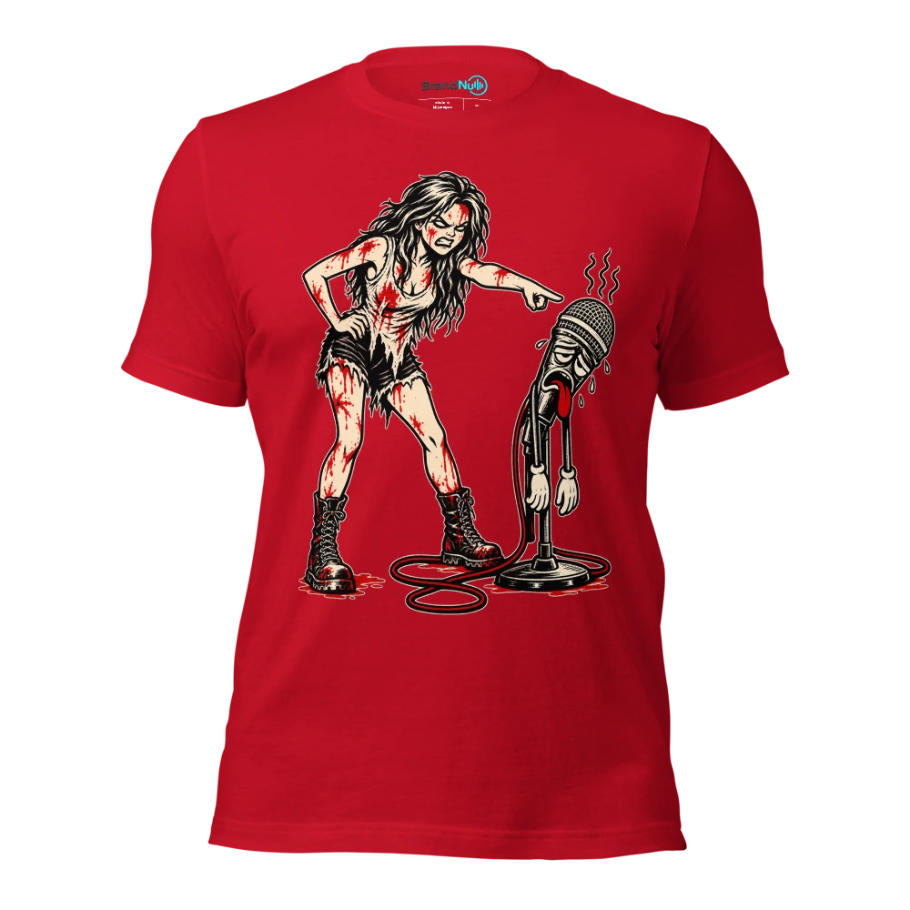 THE FINAL GIRL REQUESTED ONE MORE TRACK T Shirt Red Front