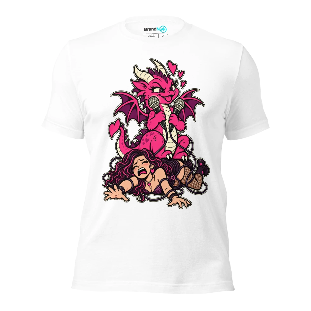 THE ROMANCE DRAGON HAS STOLEN MY SOLO T Shirt White Front