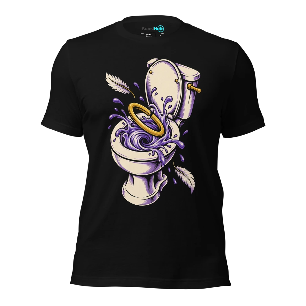 My BrandNu halo’s gone down the fucking pan T Shirt Black Front