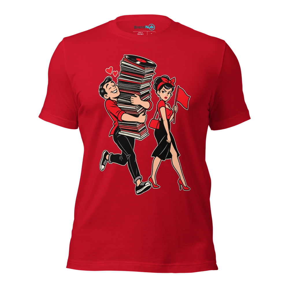 I KEPT THE RECORDS YOU KEPT THE RED FLAGS T Shirt Red Front
