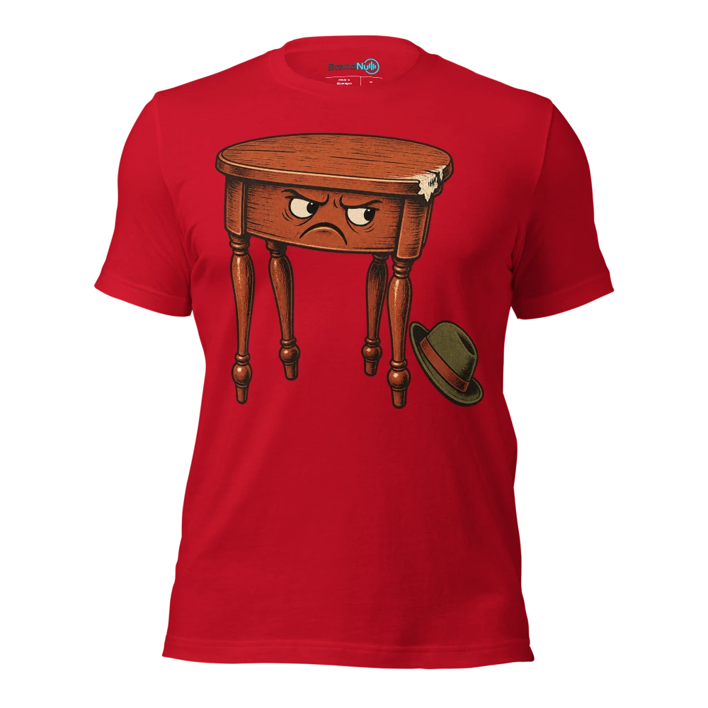 A BrandNu day to apologise to furniture IÃ¢â‚¬â„¢ve walked into T Shirt Red Front