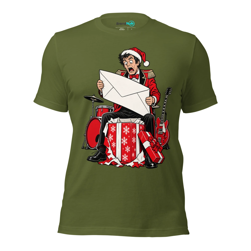 THE BAND GOT MATCHING BILLS FOR CHRISTMAS T Shirt Olive Front