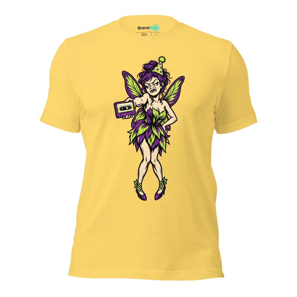 THE WISH FAIRY HAS DELIVERED ANOTHER REMIX REQUEST T Shirt Yellow Front