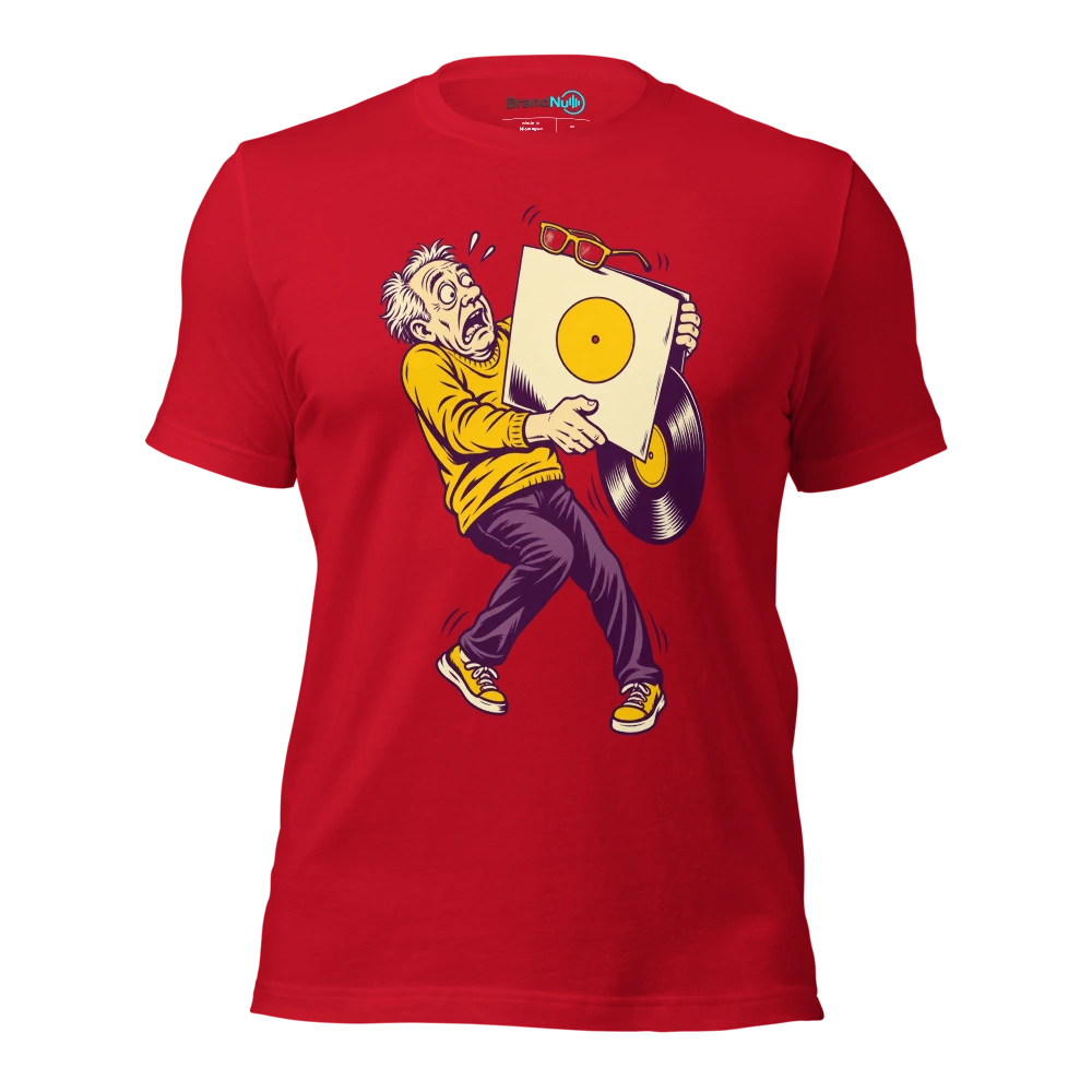 THE READING GLASSES HAVE FOUND THE WRONG TRACK T Shirt Red Front