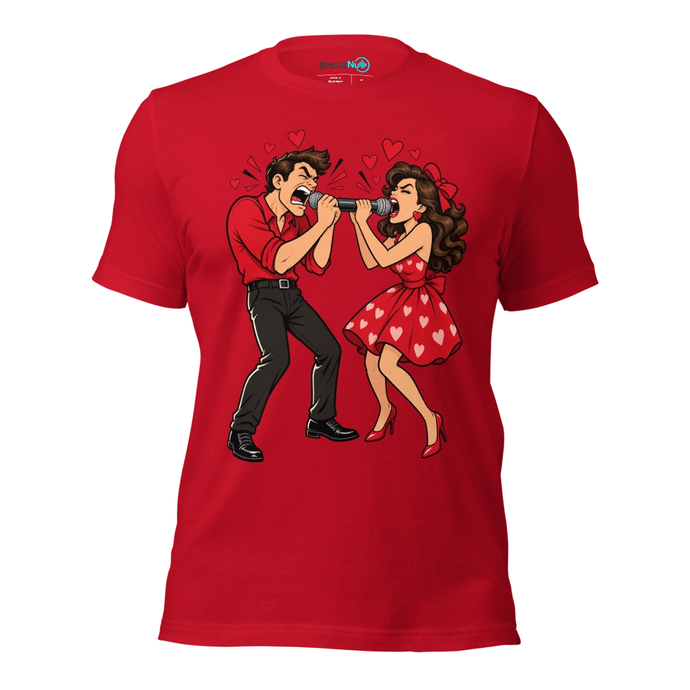 OUR DUET NEEDS RELATIONSHIP COUNSELLING T Shirt Red Front