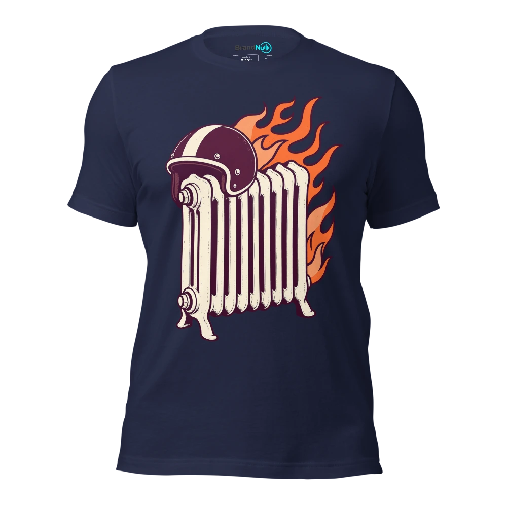 My BrandNu wild side wants the heating on T Shirt Navy Front