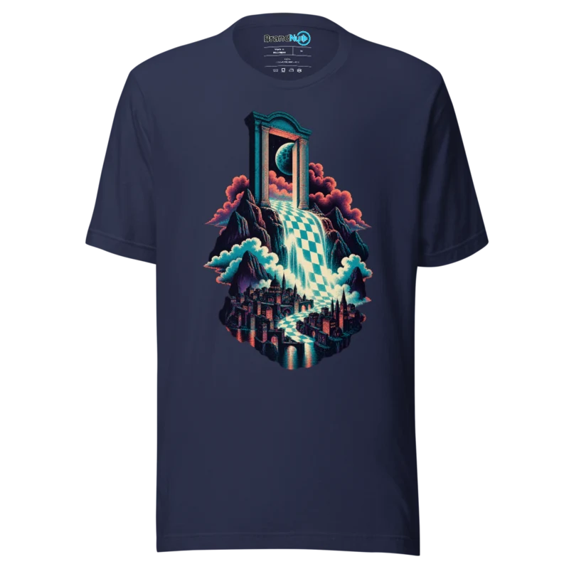 Liquid Doorway T Shirt - Navy