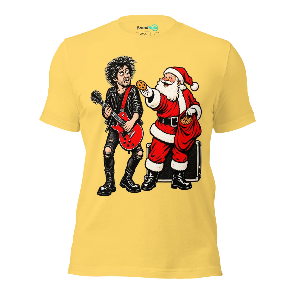 MY FESTIVE GIG FEE IS IN BISCUITS AGAIN T Shirt Yellow Front