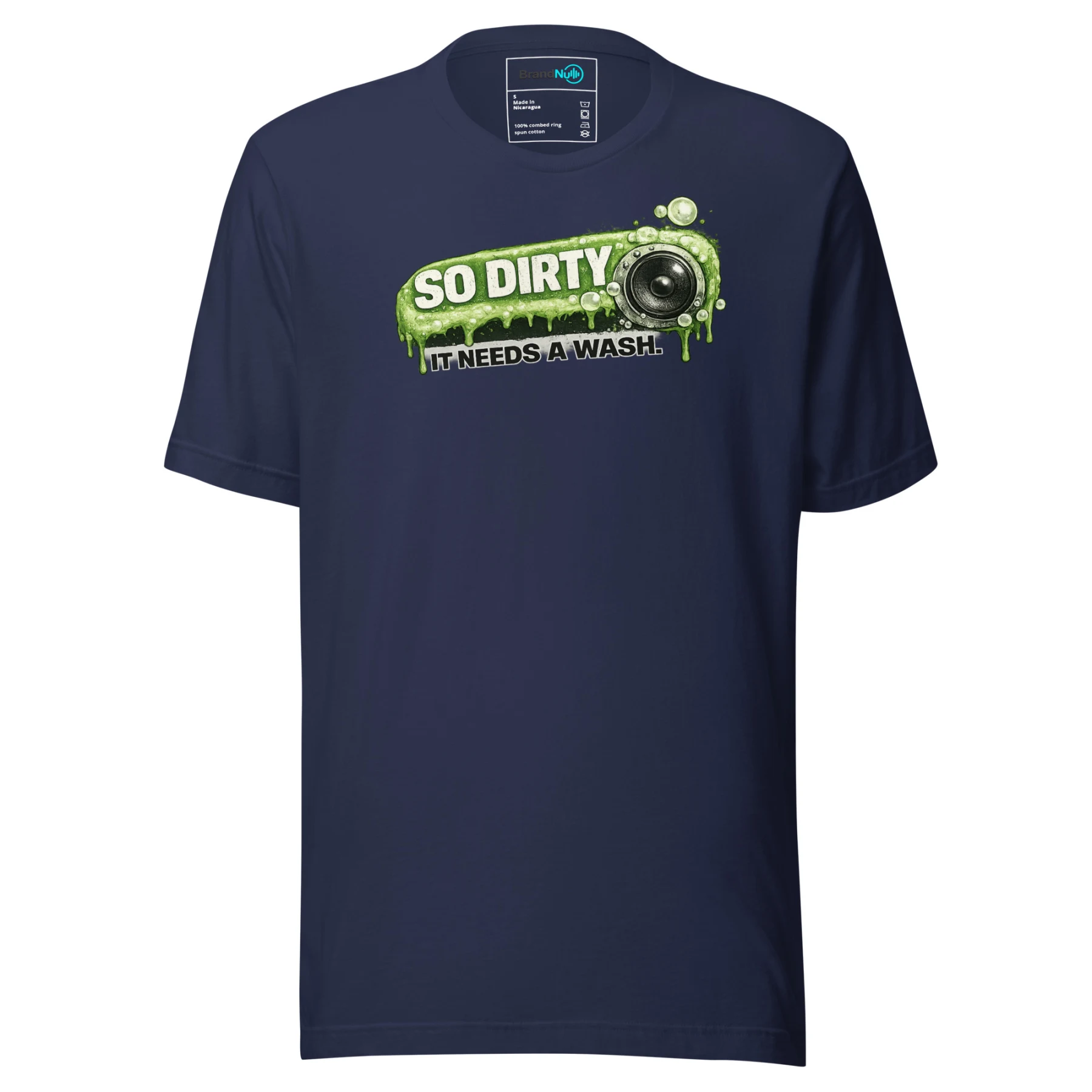 So Dirty It Needs a Wash – Green Screen Bass Tee