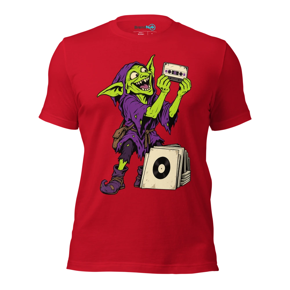 THE ARCHIVE GOBLIN HAS FOUND MY FIRST DEMO T Shirt Red Front
