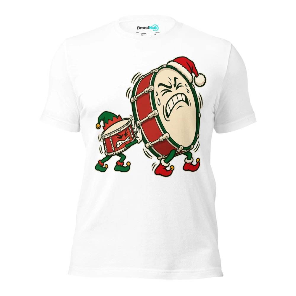 THE TOY DRUM HAS A REAL ATTITUDE T Shirt White Front