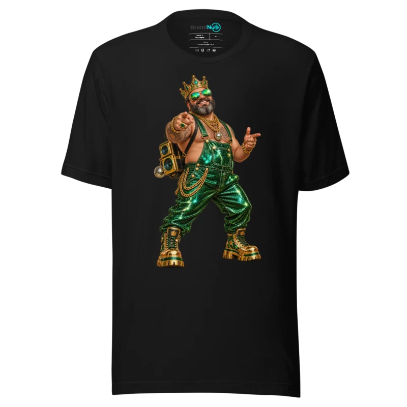 SLAAAG Community T Shirt Rave King Edition - Black