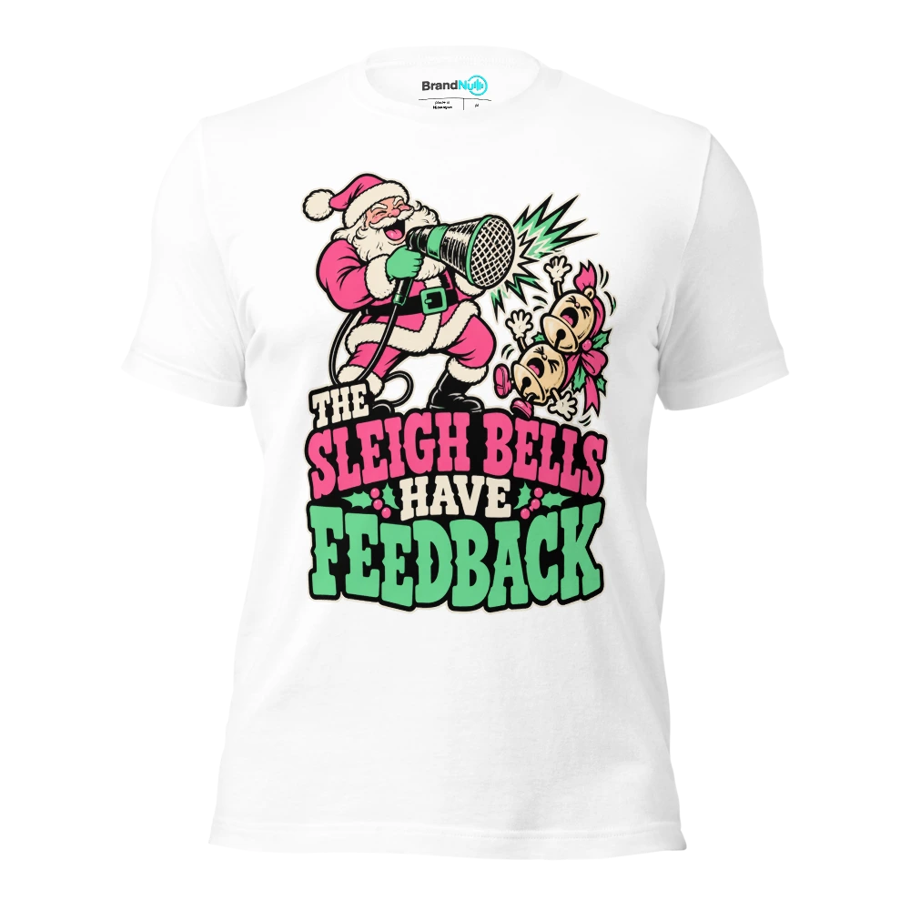 THE SLEIGH BELLS HAVE FEEDBACK T Shirt White Front
